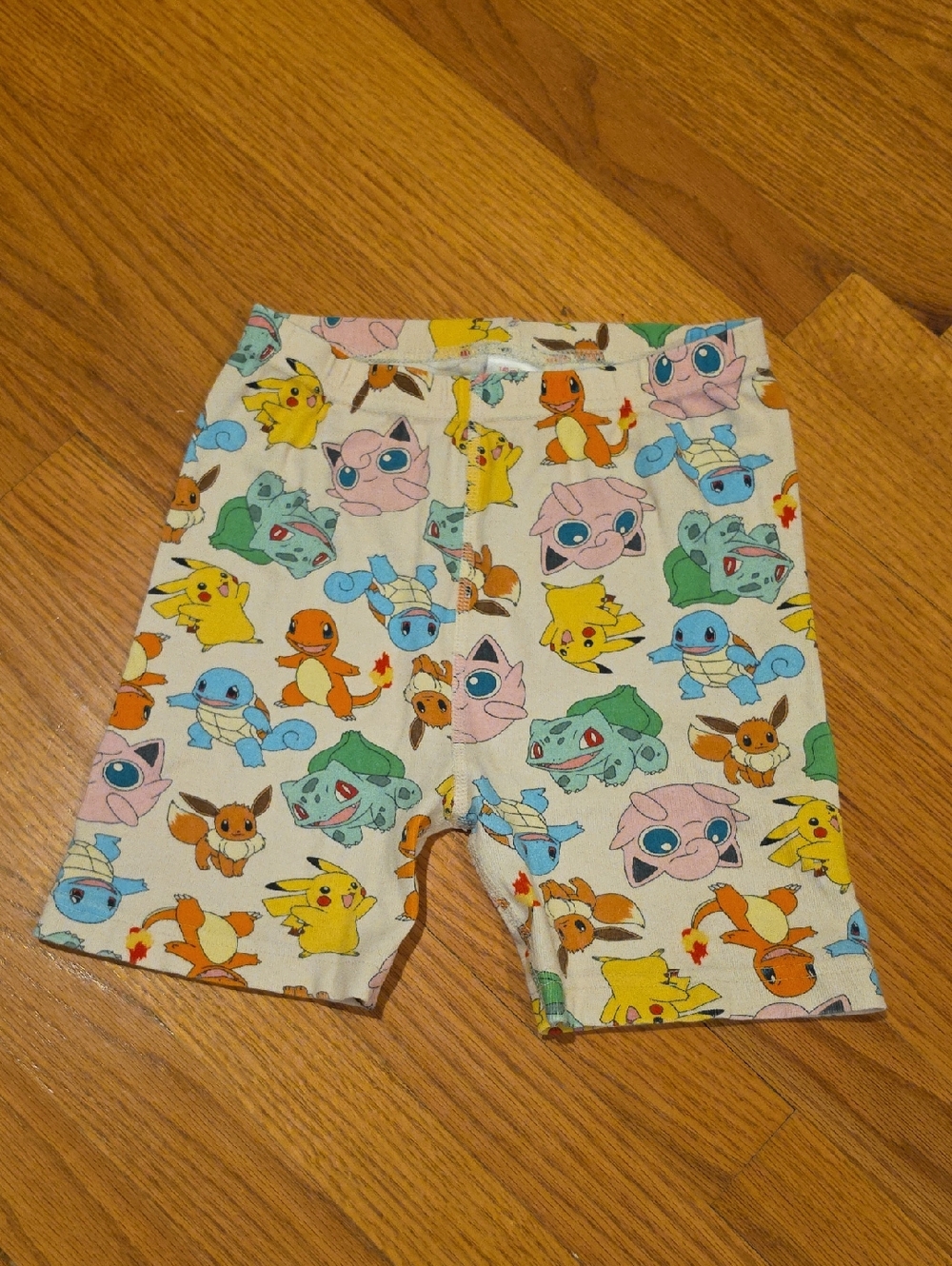 Hanna Andersson Beige Pokeman Short John Pajama Set Size 140 - Picture 3 of 13